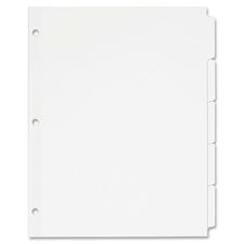Avery&reg; Plain Tab Write-On Dividers