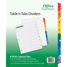 Avery&reg; Office Essentials Table 'n Tabs Dividers