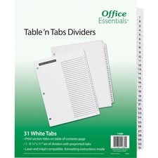 Avery® Office Essentials Table 'n Tabs Dividers