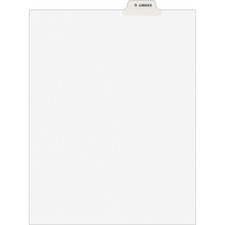 Avery&reg; Individual Legal Exhibit Dividers - Avery Style - Unpunched