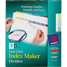 Avery&reg; 8-Colored Tabs Presentation Divider