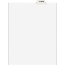 Avery&reg; Individual Legal Dividers - Avery Style - Unpunched