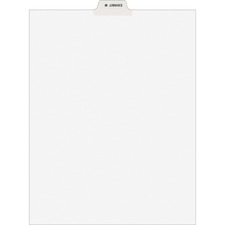 Avery&reg; Individual Legal Dividers - Avery Style - Unpunched