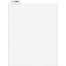 Avery&reg; Individual Legal Dividers - Avery Style - Unpunched