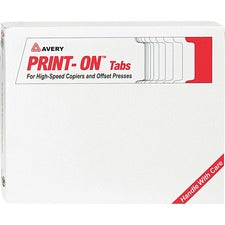 Avery® Copier Tab Dividers, 5 Tab, White, 30 Sets (20416)