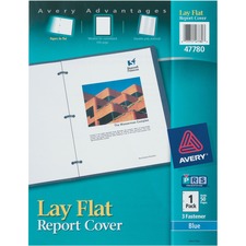Avery&reg; Lay Flat View Report Cover with Flexible Fastener