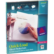 Avery&reg; Quick-Load Sheet Protectors