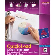 Avery&reg; Quick-Load Sheet Protectors
