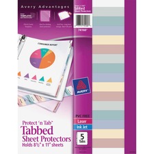 Avery&reg; Tabbed Sheet Protectors