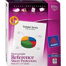 Avery&reg; Non-Glare Heavyweight Sheet Protectors