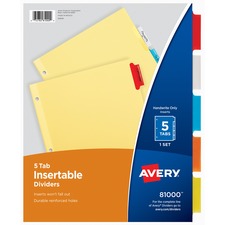 Avery&reg; Insert Tab Dividers