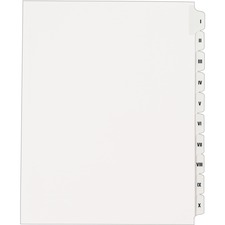 Avery&reg; Collated Legal Dividers - Allstate Style - Unpunched