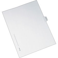 Avery&reg; Individual Legal Dividers - Avery Style - Unpunched