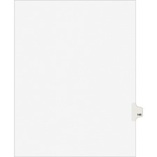 Avery&reg; Individual Legal Dividers - Avery Style - Unpunched