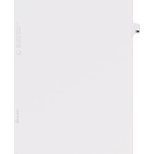 Avery&reg; Individual Legal Dividers - Avery Style - Unpunched