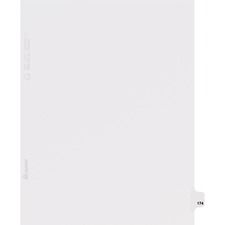 Avery® Individual Legal Dividers - Avery Style - Unpunched