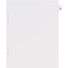 Avery&reg; Individual Legal Dividers Avery Style, Letter Size, Side Tab #177 (82393)