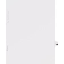 Avery&reg; Individual Legal Dividers - Avery Style - Unpunched