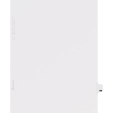Avery&reg; Individual Legal Dividers - Avery Style - Unpunched