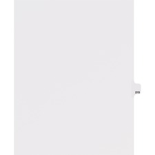 Avery&reg; Individual Legal Dividers - Avery Style - Unpunched