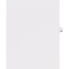 Avery&reg; Individual Legal Dividers - Avery Style - Unpunched