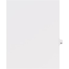 Avery&reg; Individual Legal Dividers Avery Style, Letter Size, Side Tab #291 (82507)