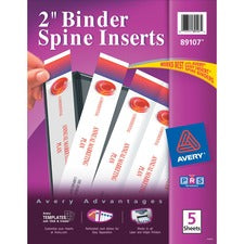 Avery&reg; Binder Spine Inserts