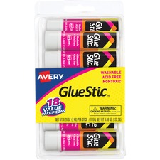 Avery® Glue Stic - Washable, Nontoxic
