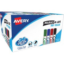 Avery&reg; Marks A Lot Desk-Style Dry-Erase Markers