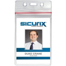SICURIX Sealable ID Badge Holder