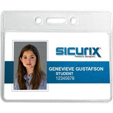 SICURIX ID Badge Holder - Horizontal