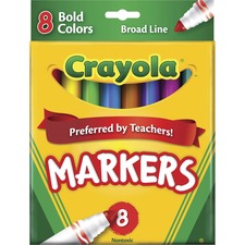Crayola Regular Bold Colors Broad Line Markers