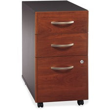 Bush Business Furniture Series C 3 Drawer Mobile Pedestal - Assembled