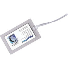 C-Line Super Heavyweight Cleer Adheer Luggage Tag with Straps