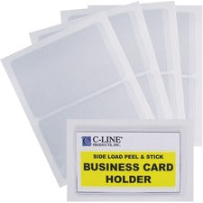 C-Line Self-Adhesive Business Card Holders