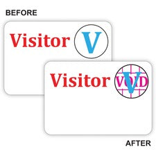 C-Line Time's Up! Self-Expiring Visitor Badges