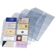 Cardinal Ring Binder Business Card Refill Sheets
