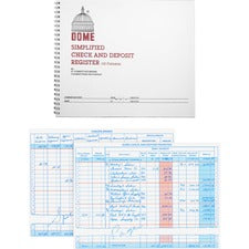 Dome Check And Deposit Register