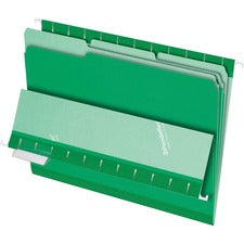 Pendaflex 1/3-cut Tab Color-coded Interior Folders