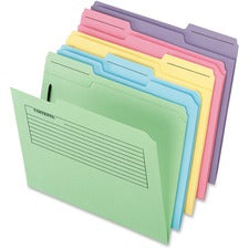 Pendaflex Printed Notes Fastener File Folders