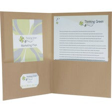 Pendaflex Oxford EarthWise Recycled Twin Pocket Folders