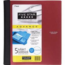 Mead Advance 5 - Subject Notebook - Letter