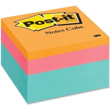 Post-it® Notes Cube - Aqua Wave