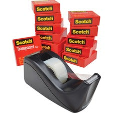 Scotch Transparent Tape and Scotch C60 Dispenser
