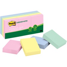Post-it® Greener Notes - Helsinki Color Collection