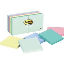 Post-it&reg; Notes Original Notepads -Marseille Color Collection