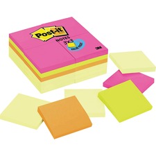 Post-it&reg; Notes Value pack - Canary Yellow and Cape Town Color Collection