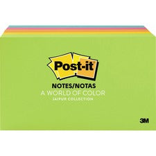 Post-it&reg; Notes Original Notepads - Jaipur Color Collection