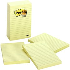 Post-it&reg; Notes Original Lined Notepads