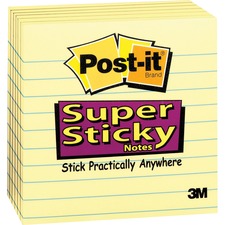 Post-it&reg; Super Sticky Lined Notes